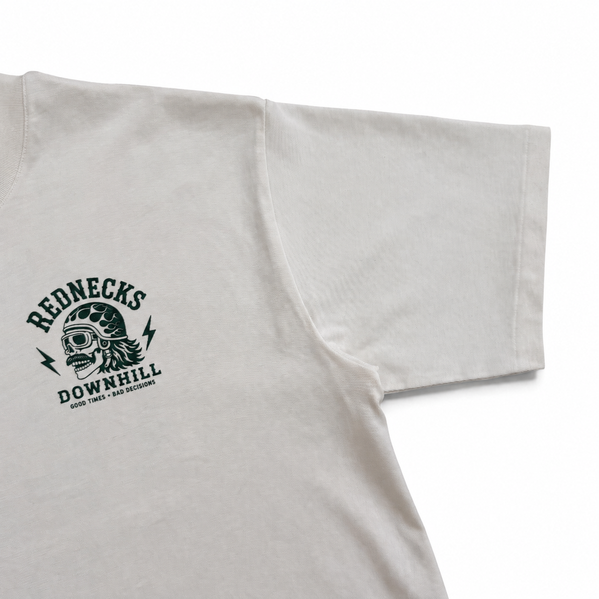 Rednecks Downhill - Logo T-shirt (Cream)