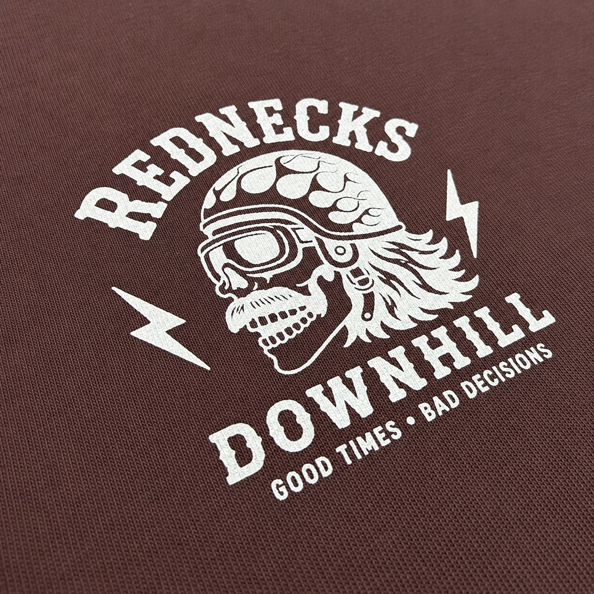 Rednecks Downhill - Logo T-shirt (Brown)