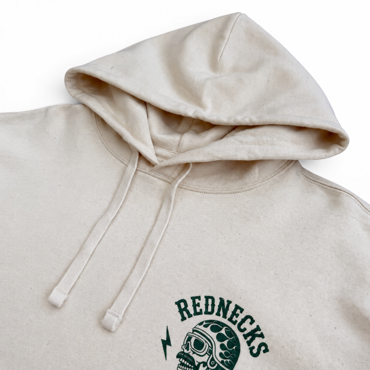 Rednecks Downhill - Logo Hoodie (Natural Raw)