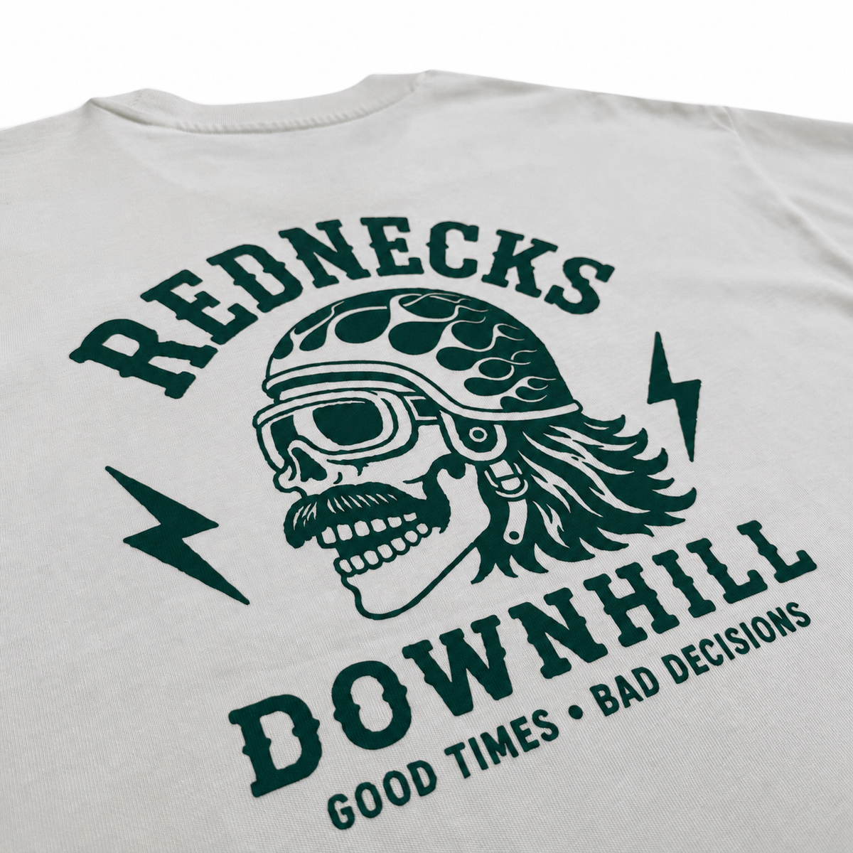 Rednecks Downhill - Logo T-shirt (Cream)