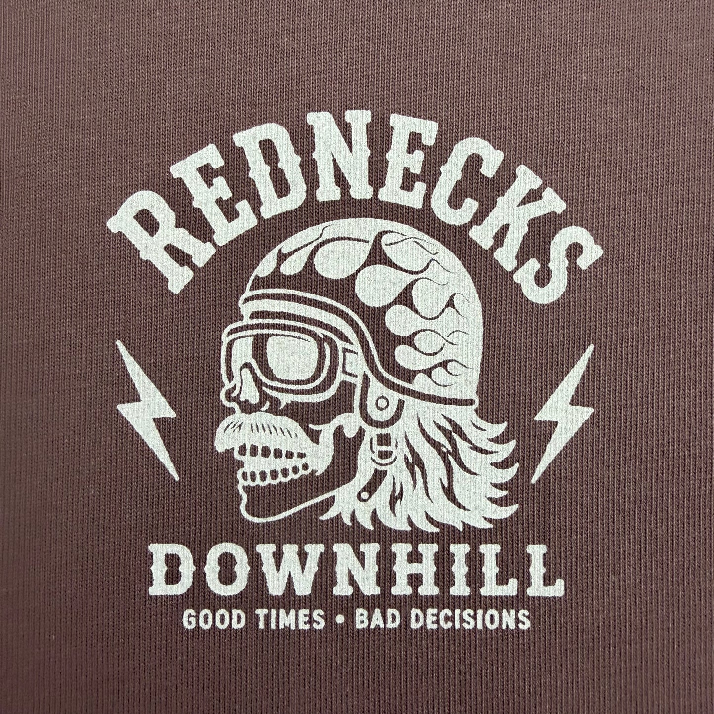 Rednecks Downhill - Logo T-shirt (Brown)