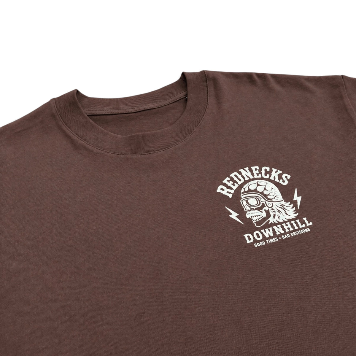 Rednecks Downhill - Logo T-shirt (Brown)