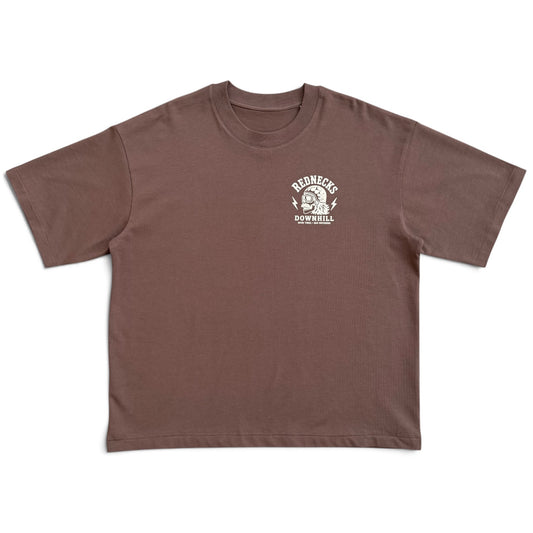 Rednecks Downhill - Logo T-shirt (Brown)