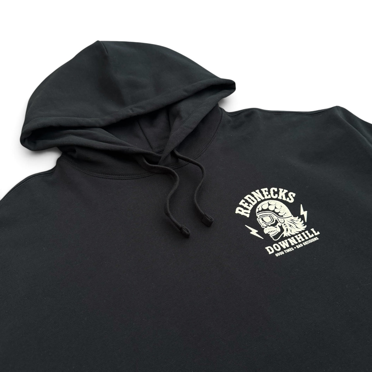Rednecks Downhill - Logo Hoodie (Black)