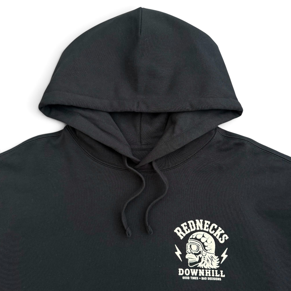 Rednecks Downhill - Logo Hoodie (Black)