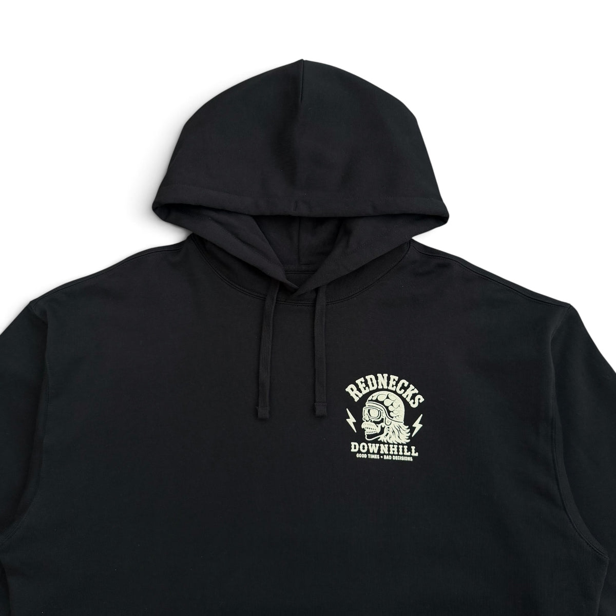Rednecks Downhill - Logo Hoodie (Black)