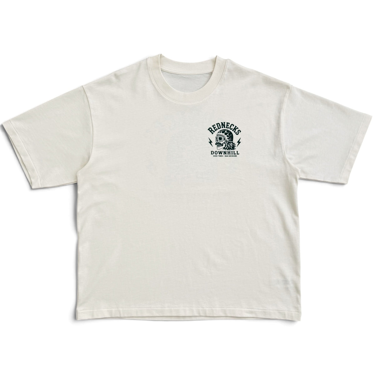 Rednecks Downhill - Logo T-shirt (Cream)