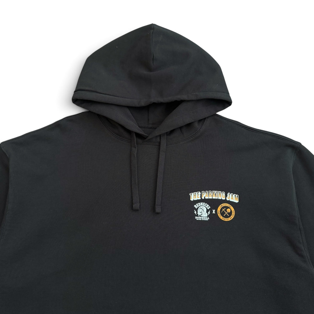Rednecks Downhill - The Parking Jam Hoodie (Black)