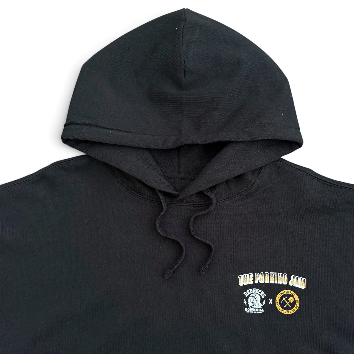 Rednecks Downhill - The Parking Jam Hoodie (Black)